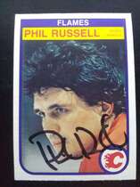 1982 O-Pee-Chee OPC Base Set #58 Phil Russell