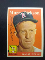 1958 Topps Base Set #349 Murry Dickson