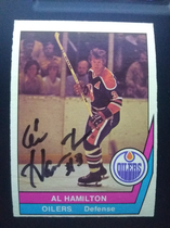 1977 O-Pee-Chee OPC WHA #40 Al Hamilton