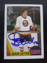 1987 O-Pee-Chee OPC Base Set #43 Duane Sutter