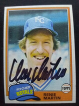 1981 Topps Base Set #452 Renie Martin
