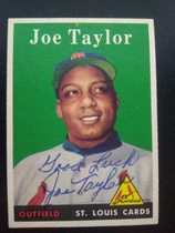1958 Topps Base Set #451 Joe Taylor