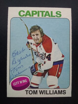 1975 O-Pee-Chee OPC NHL #79 Tom Williams