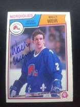 1983 O-Pee-Chee OPC Base Set #306 Wally Weir