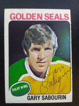 1975 O-Pee-Chee OPC NHL #299 Gary Sabourin