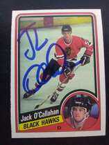 1984 O-Pee-Chee OPC Base Set #43 Jack O'Callahan