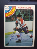 1978 O-Pee-Chee OPC Base Set #284 Gordie Lane