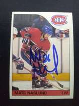 1985 O-Pee-Chee OPC Base Set #102 Mats Naslund