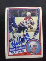 1984 O-Pee-Chee OPC Base Set #198 Bengt Gustafsson
