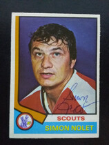 1974 O-Pee-Chee OPC NHL #187 Simon Nolet