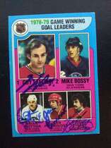 1979 Topps Base Set #7 Game Goals Leaders