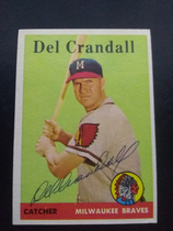 1958 Topps Base Set #390 Del Crandall