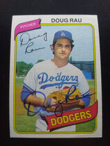 1980 Topps Base Set #527 Doug Rau