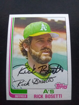 1982 Topps Base Set #392 Rick Bosetti
