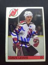 1985 O-Pee-Chee OPC Base Set #66 Dave Lewis