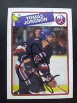 1988 O-Pee-Chee OPC Base Set #108 Tomas Jonsson