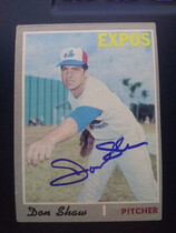 1970 Topps Base Set #476 Don Shaw