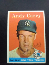 1958 Topps Base Set #333 Andy Carey