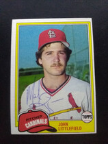 1981 Topps Base Set #489 John Littlefield
