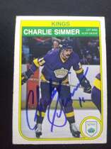 1982 O-Pee-Chee OPC Base Set #159 Charlie Simmer