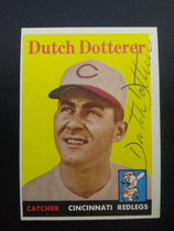 1958 Topps Base Set #396 Dutch Dotterer