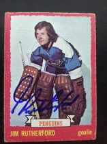 1973 O-Pee-Chee OPC Base Set #59 Jim Rutherford