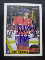 1987 O-Pee-Chee OPC Base Set #16 Mats Naslund