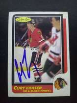 1986 O-Pee-Chee OPC Base Set #31 Curt Fraser
