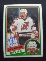 1984 O-Pee-Chee OPC Base Set #117 Gary McAdam