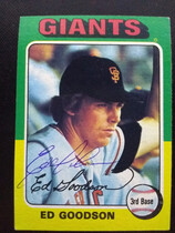 1975 Topps Base Set #322 Ed Goodson
