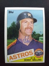 1985 Topps Base Set #382 Denny Walling
