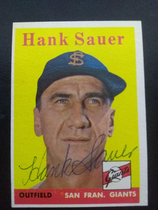 1958 Topps Base Set #378 Hank Sauer