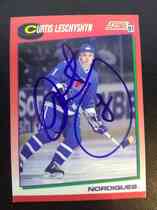 1991 Score Canadian (English) #58 Curtis Leschyshyn
