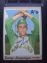 1970 Topps Base Set #41 George Lauzerique