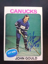 1975 O-Pee-Chee OPC NHL #266 John Gould