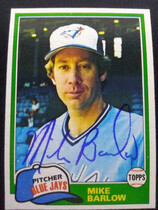 1981 Topps Base Set #77 Mike Barlow