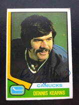 1974 O-Pee-Chee OPC NHL #366 Dennis Kearns
