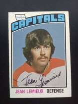 1976 O-Pee-Chee OPC NHL #272 Jean Lemieux