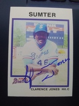 1987 ProCards Sumter Braves #6 Clarence Jones