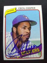 1980 Topps Base Set #95 Cecil Cooper