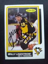 1986 O-Pee-Chee OPC Base Set #232 Willy Lindstrom