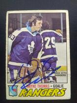1977 O-Pee-Chee OPC Base Set #19 Wayne Thomas