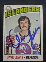 1976 O-Pee-Chee OPC NHL #221 Dave Lewis