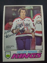 1977 O-Pee-Chee OPC Base Set #96 Hartland Monahan