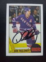 1987 O-Pee-Chee OPC Base Set #49 Don Maloney