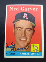 1958 Topps Base Set #292 Ned Garver