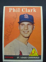 1958 Topps Base Set #423 Phil Clark