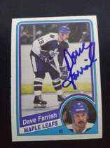 1984 O-Pee-Chee OPC Base Set #301 Dave Farrish
