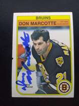 1982 O-Pee-Chee OPC Base Set #14 Don Marcotte