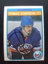 1982 O-Pee-Chee OPC Base Set #202 Tomas Jonsson